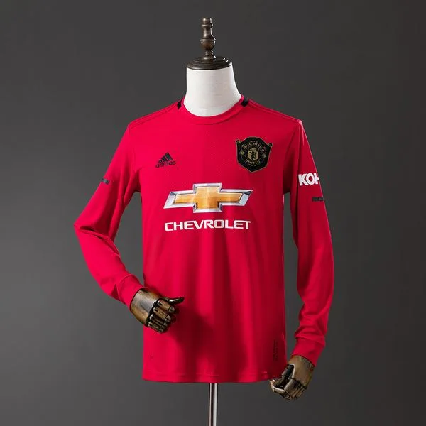 Camiseta de fútbol Manchester United 2019/20 LOCAL MANGA LARGA VERSION FAN
